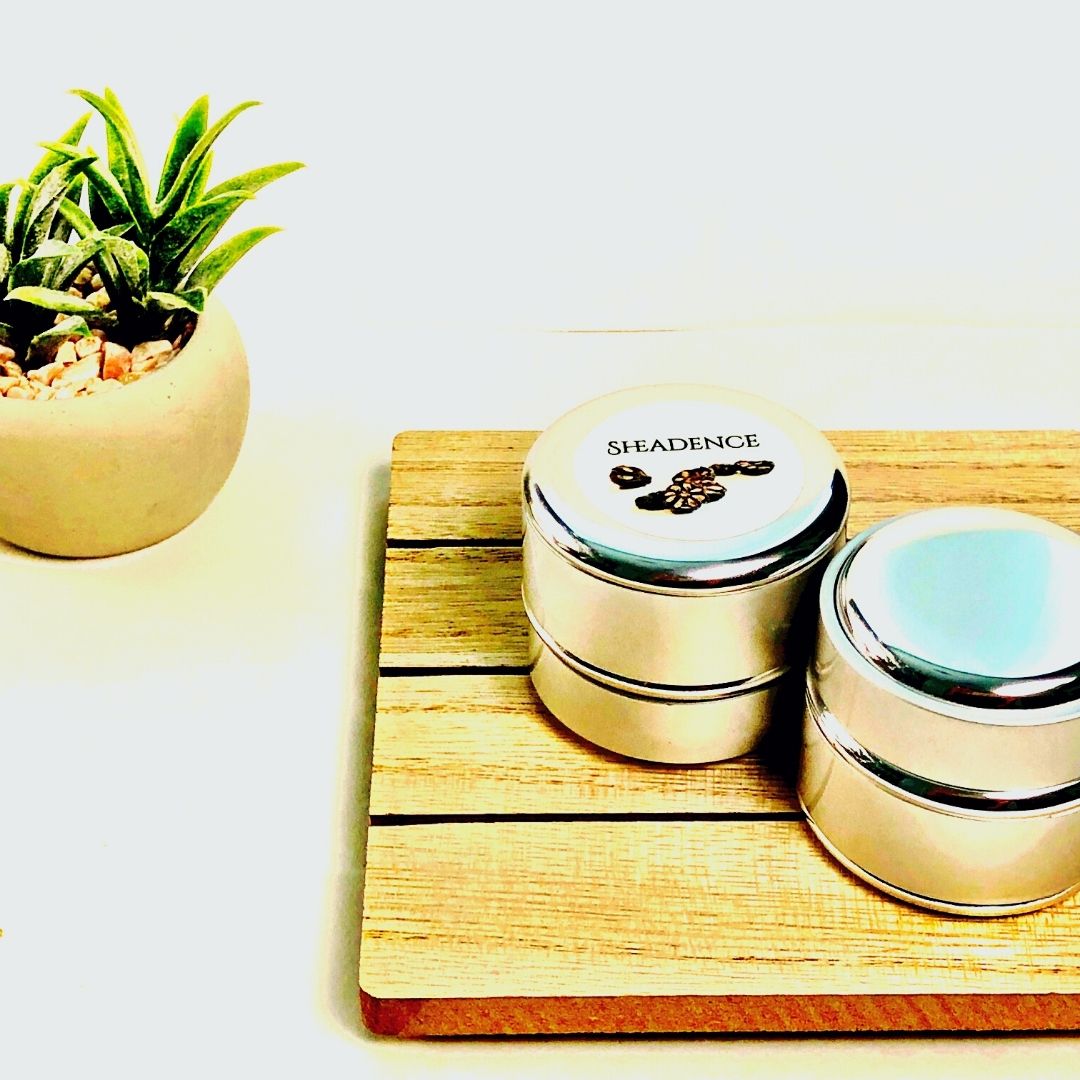 Sheadence Hand Butter Luxury Glass Travel Jar