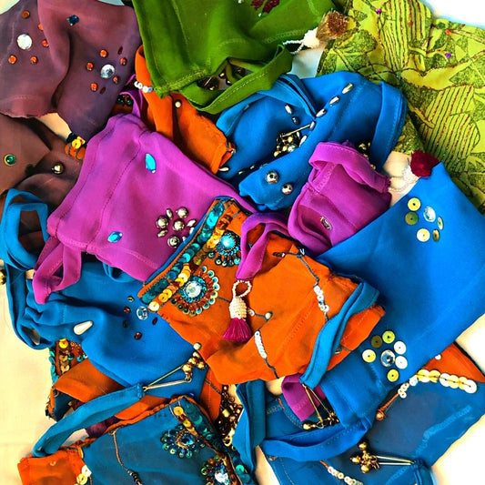 Recycled Sari Products Empowering Victims of Human Trafficking